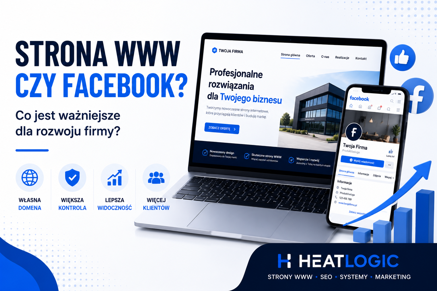 Strona internetowa czy Facebook – co jest ważniejsze dla firmy?