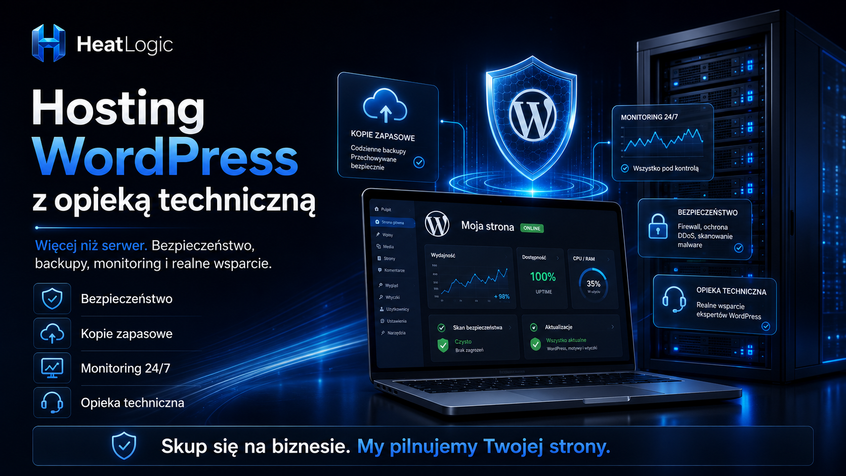 Hosting WordPress z opieką – co powinien obejmować?