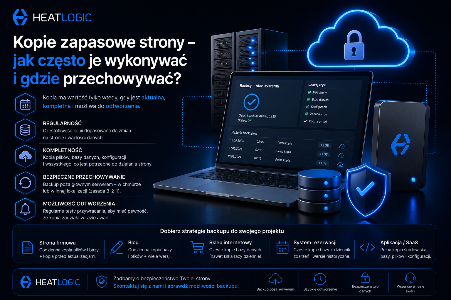 Kopie zapasowe strony – jak często robić backup?